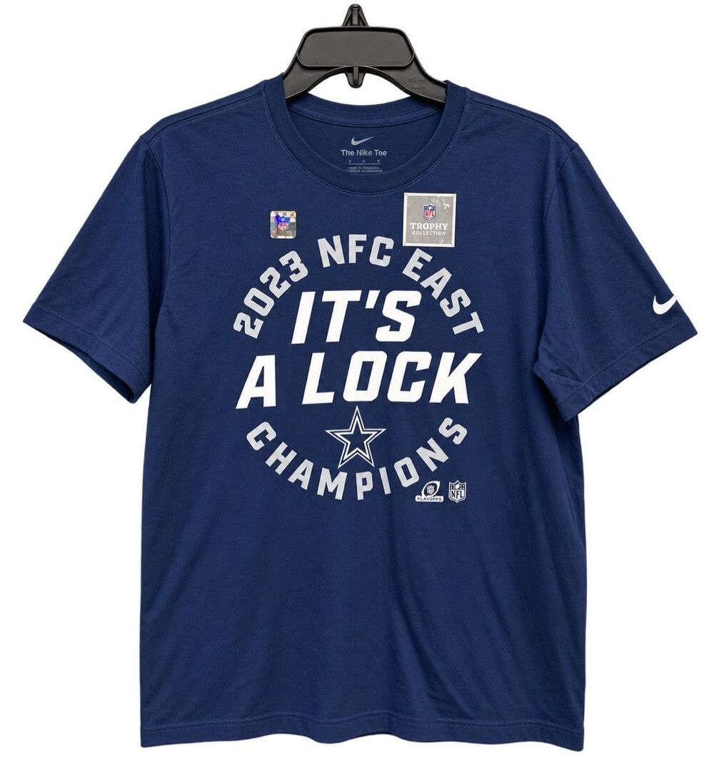 Nike Navy Dallas Cowboys 2023 NFC East Division Champions Locker Room Trophy Col